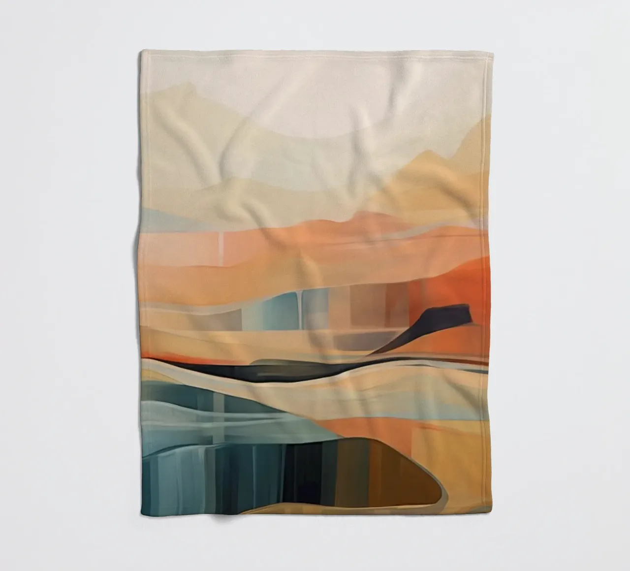 Paesaggio astratto coperta in pile da Imagine
