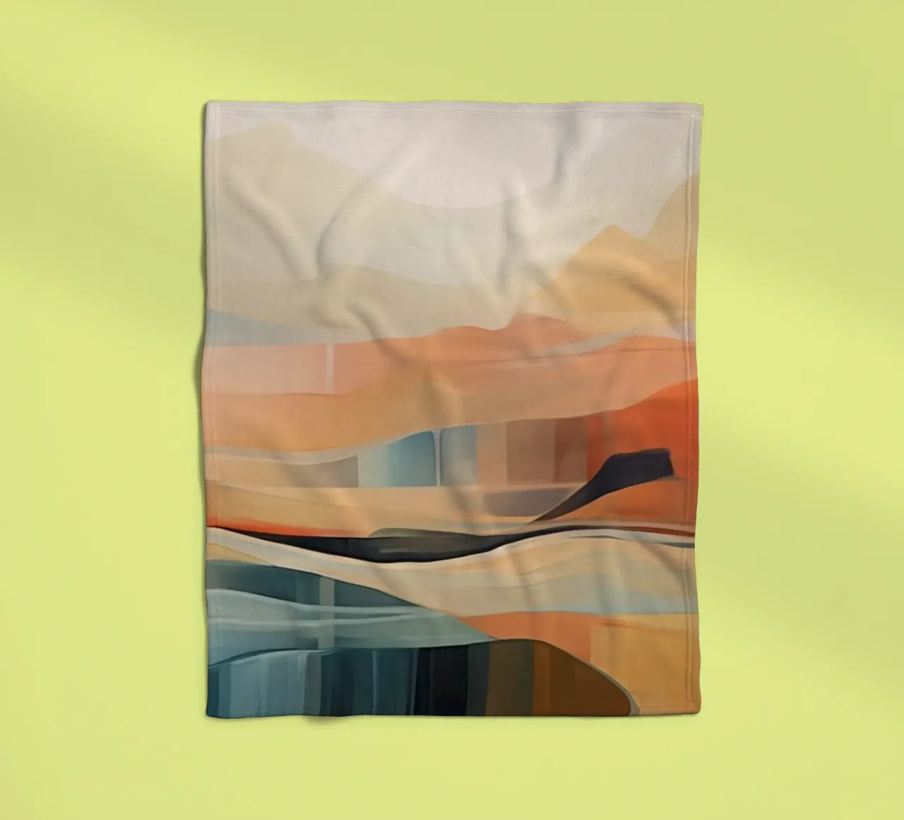 Paesaggio astratto coperta in pile da Imagine