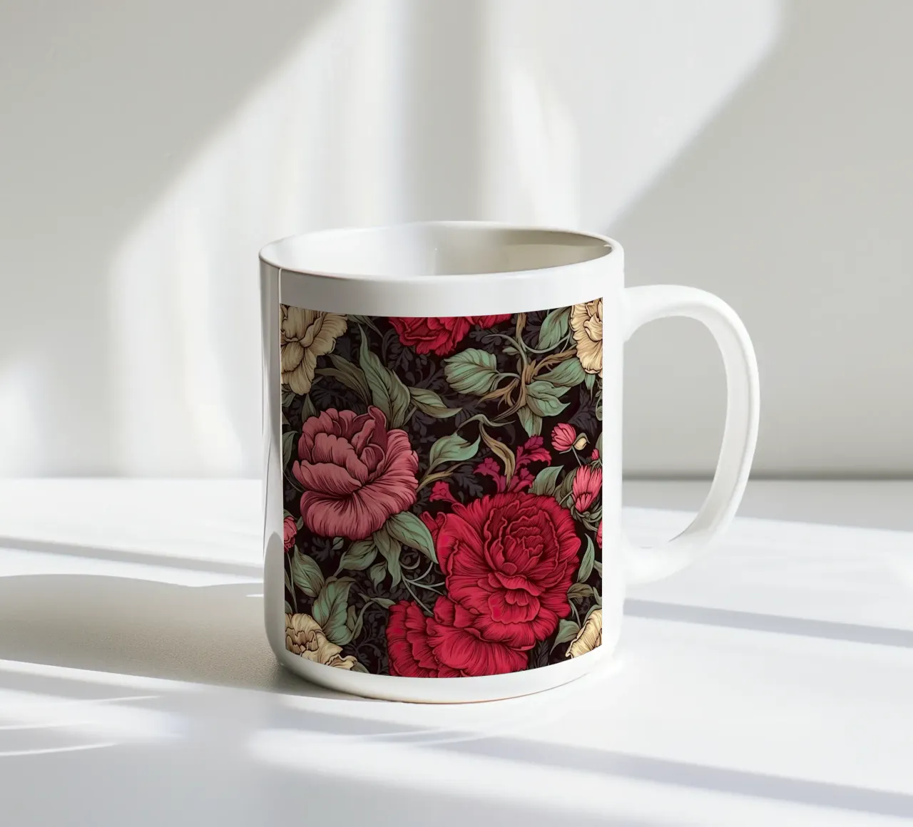 Fiore vittoriano tazza in ceramica da Botanical Pattern House