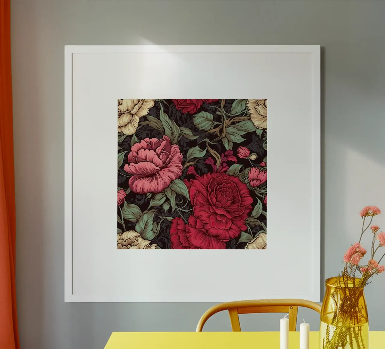 Fiore vittoriano carta hahnemühle da Botanical Pattern House