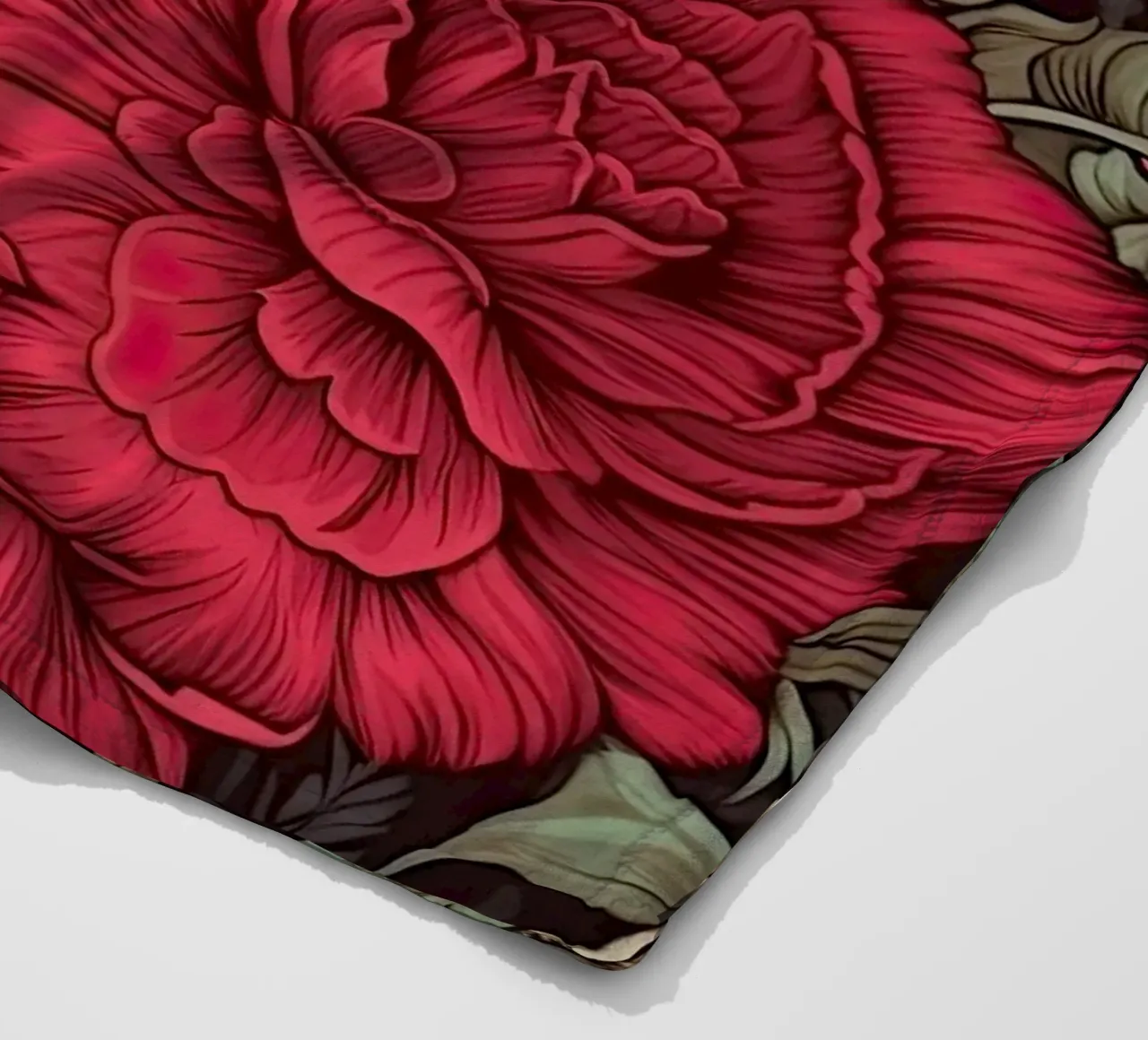 Fiore vittoriano coperta in pile da Botanical Pattern House