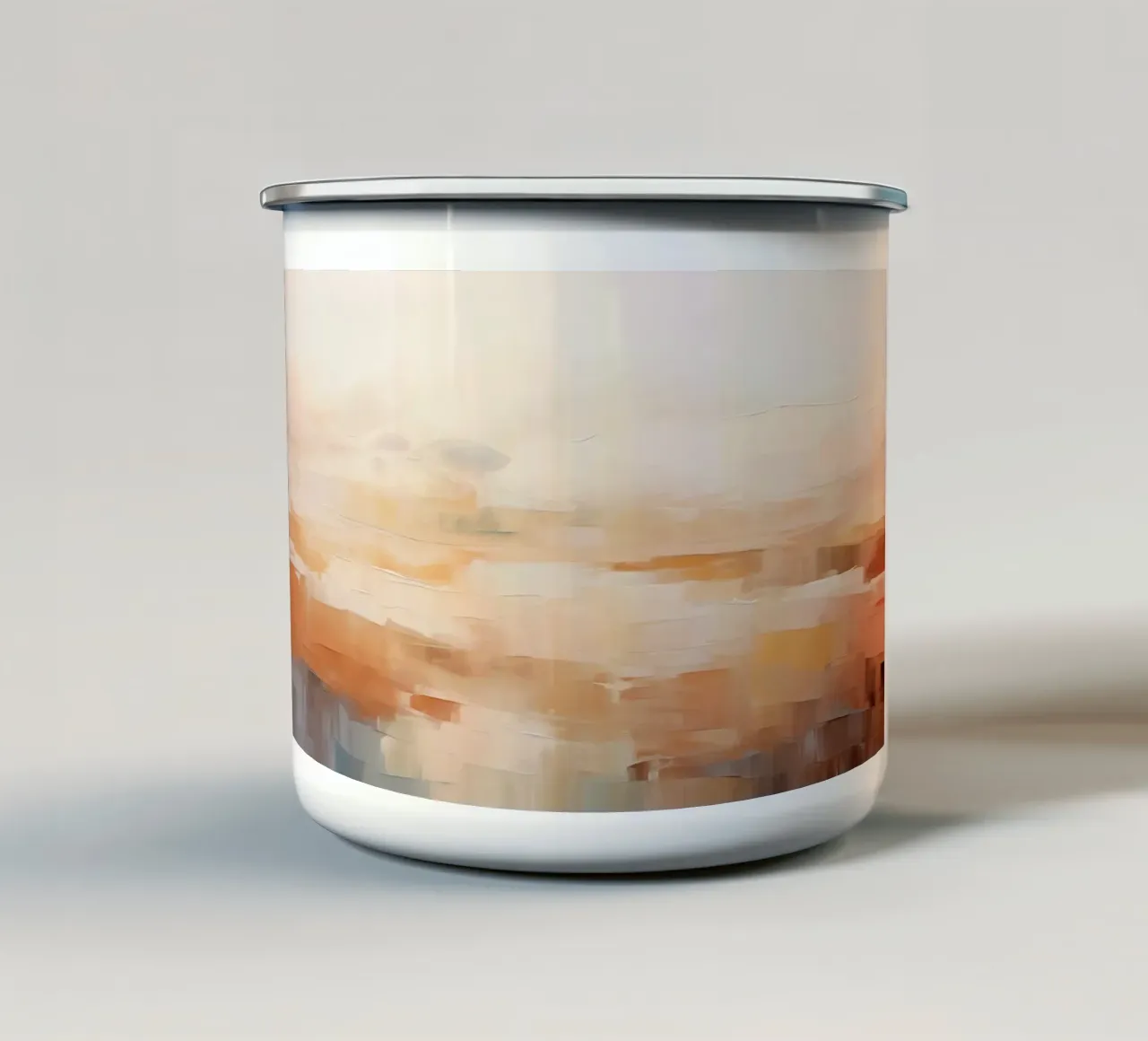 Paesaggio astratto tazza in smalto da Imagine