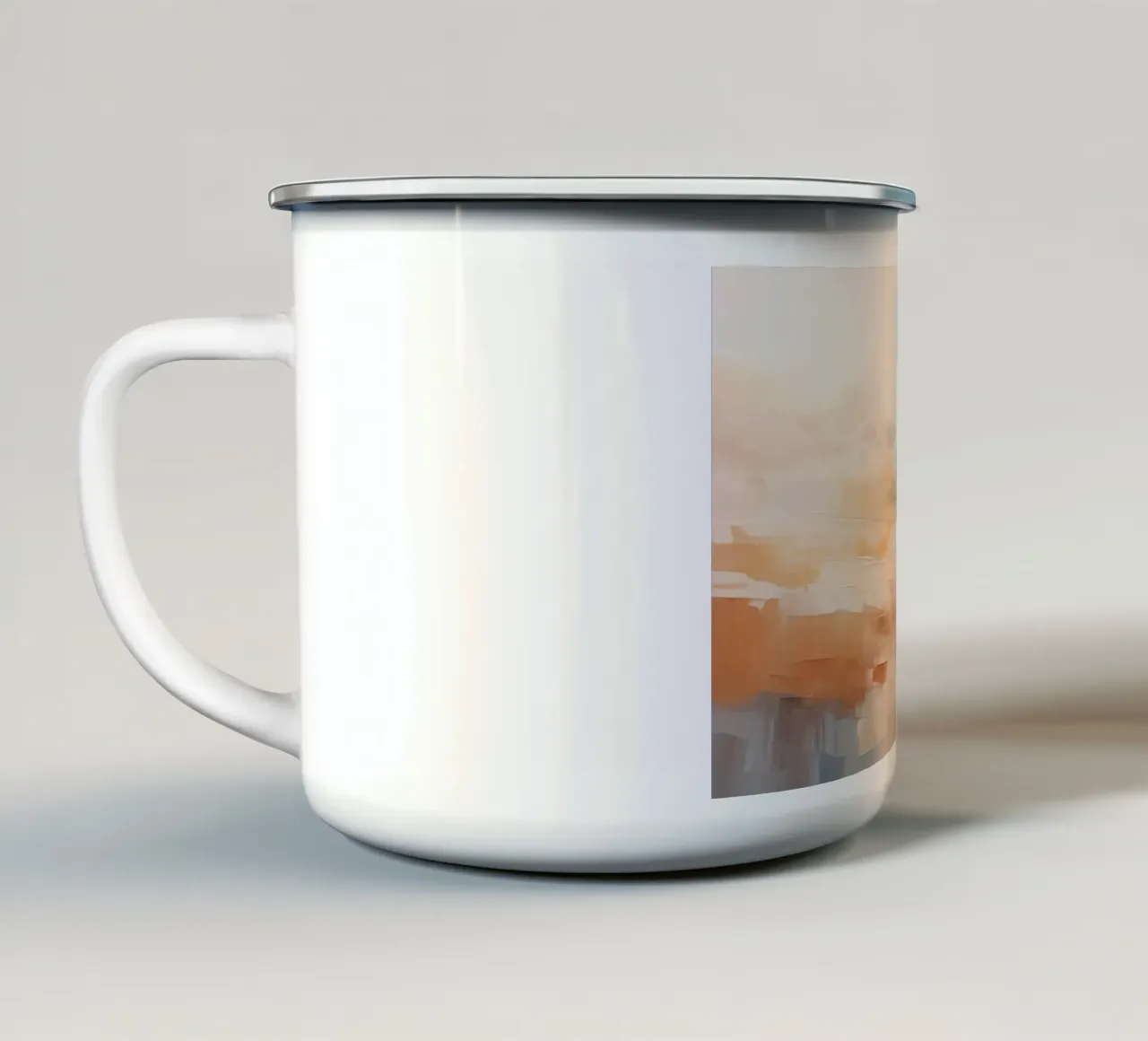 Paesaggio astratto tazza in smalto da Imagine