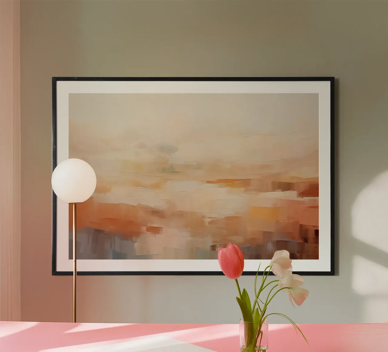 Landschap abstract poster van Imagine