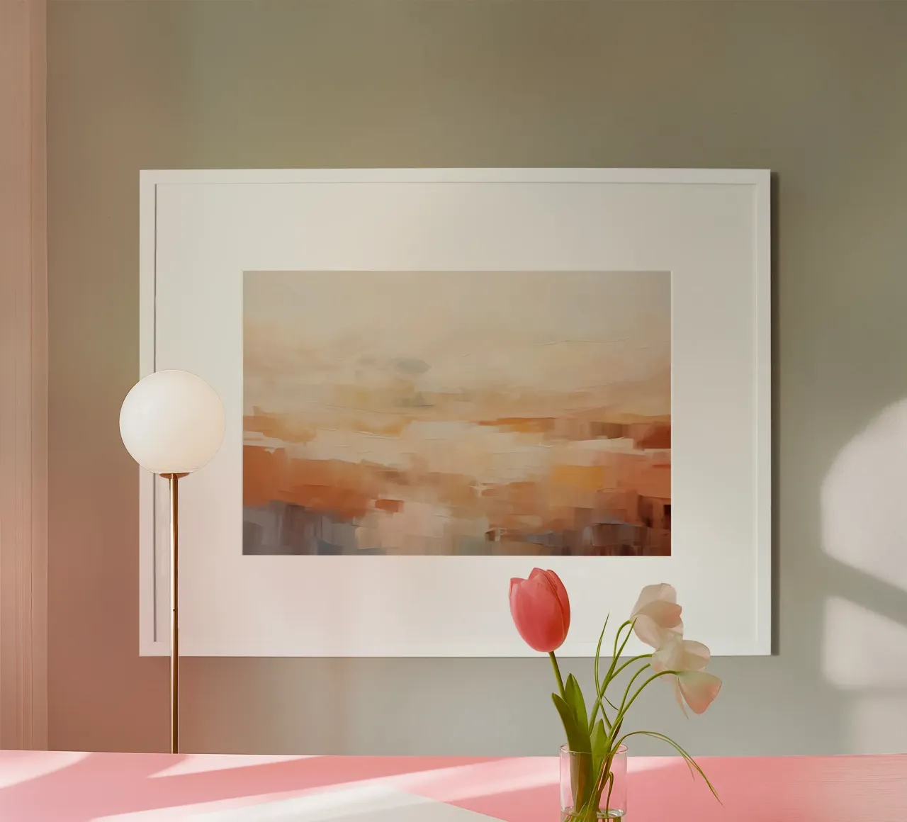 Landschap abstract poster van Imagine