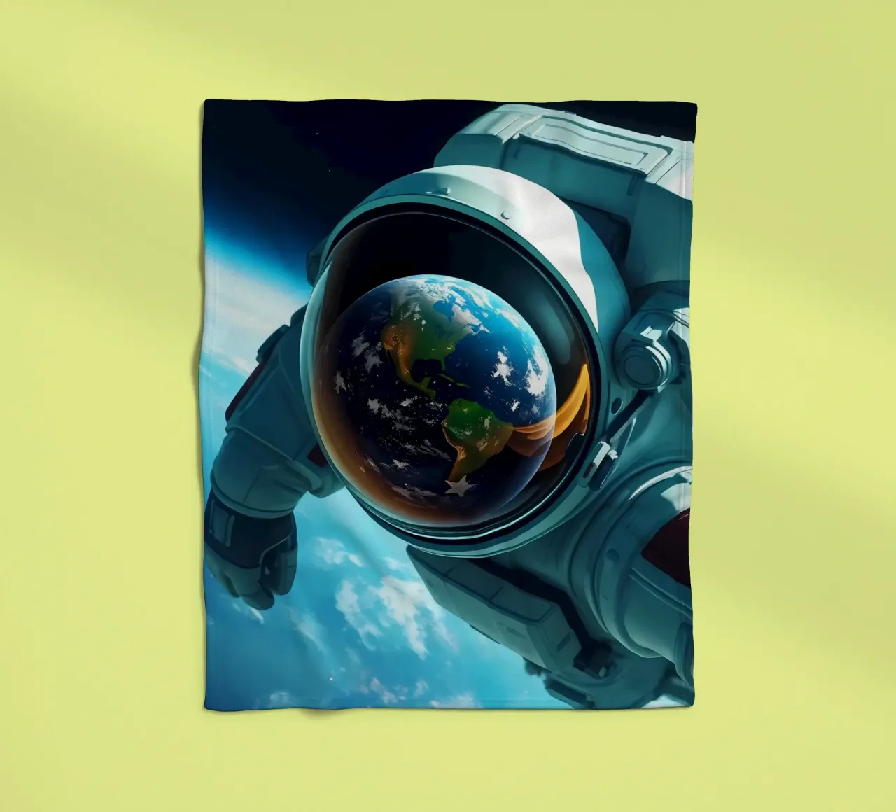 Astronaut Erde coperta in pile da kosinsart.gallery