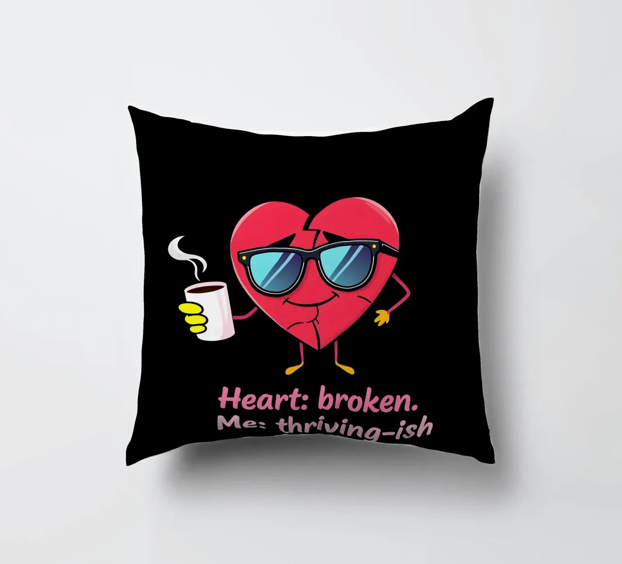 Broken Heart decorative cushion by Anita's Dream