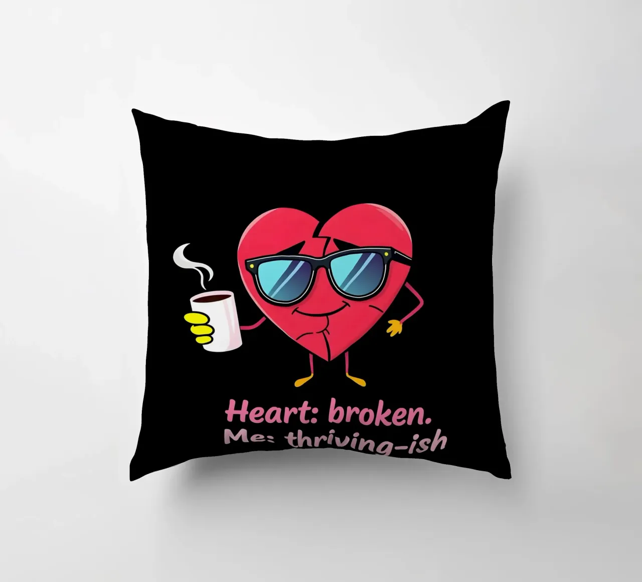 Broken Heart decorative cushion by Anita's Dream
