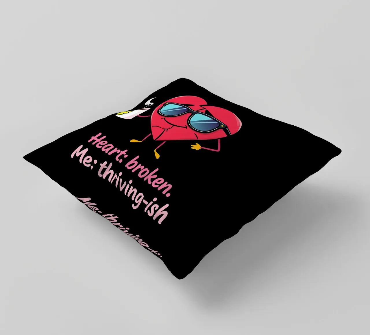 Broken Heart decorative cushion by Anita's Dream