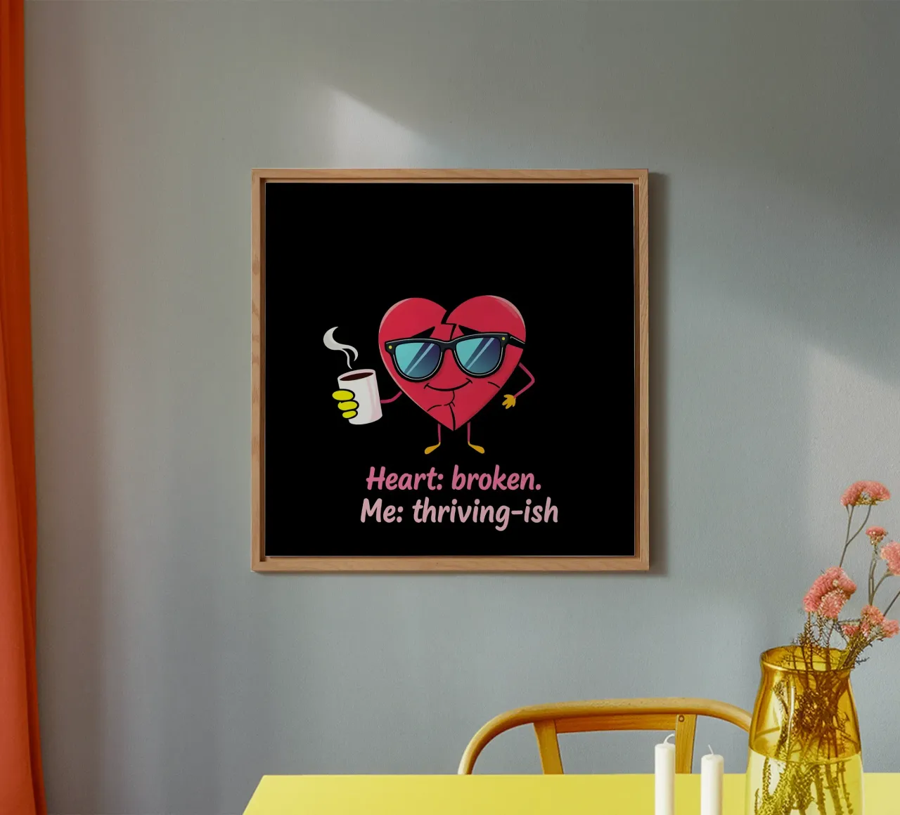 Broken Heart forex plate by Anita's Dream