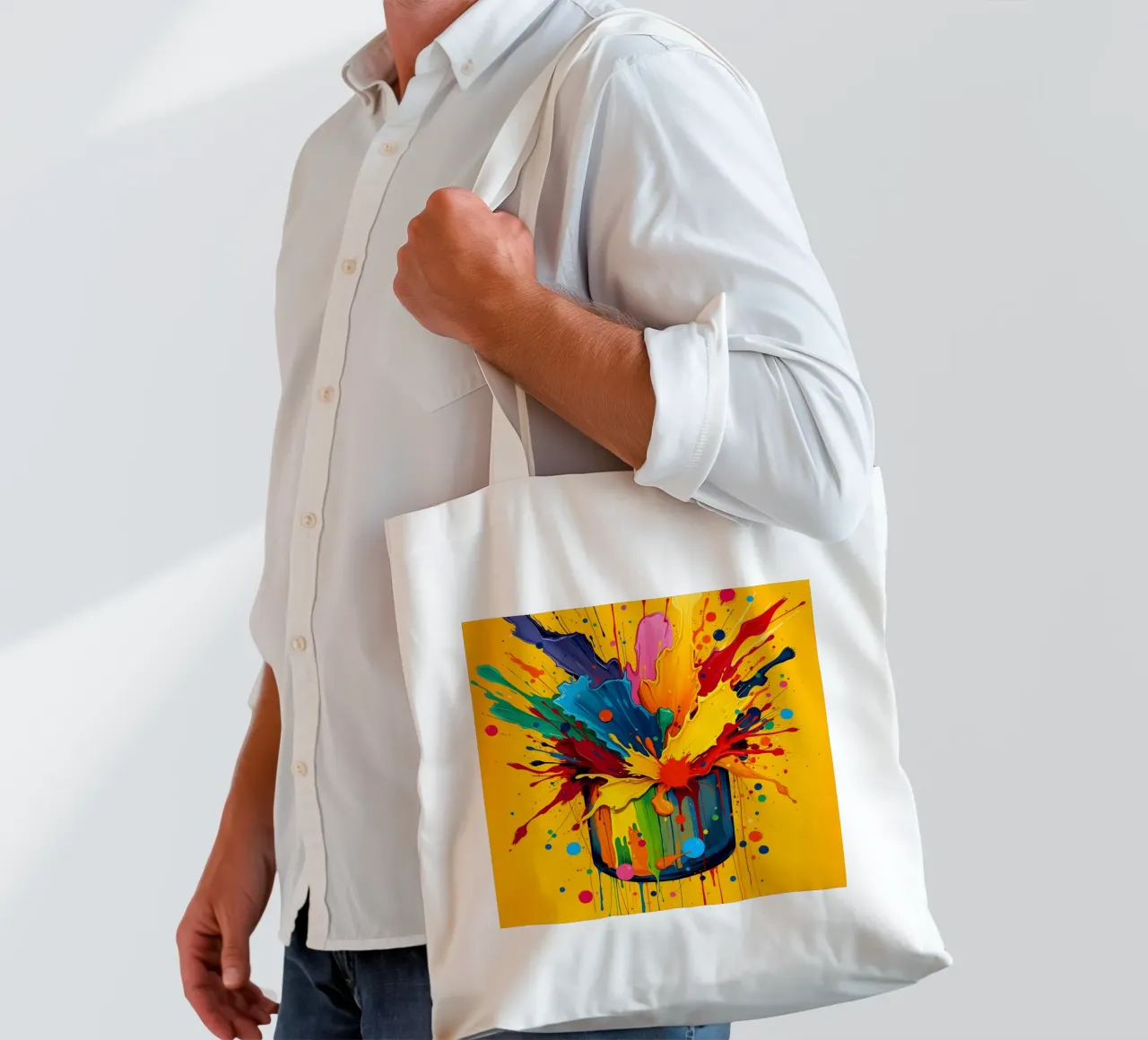 Paint Pot Explosion tote bag by Anita's Dream