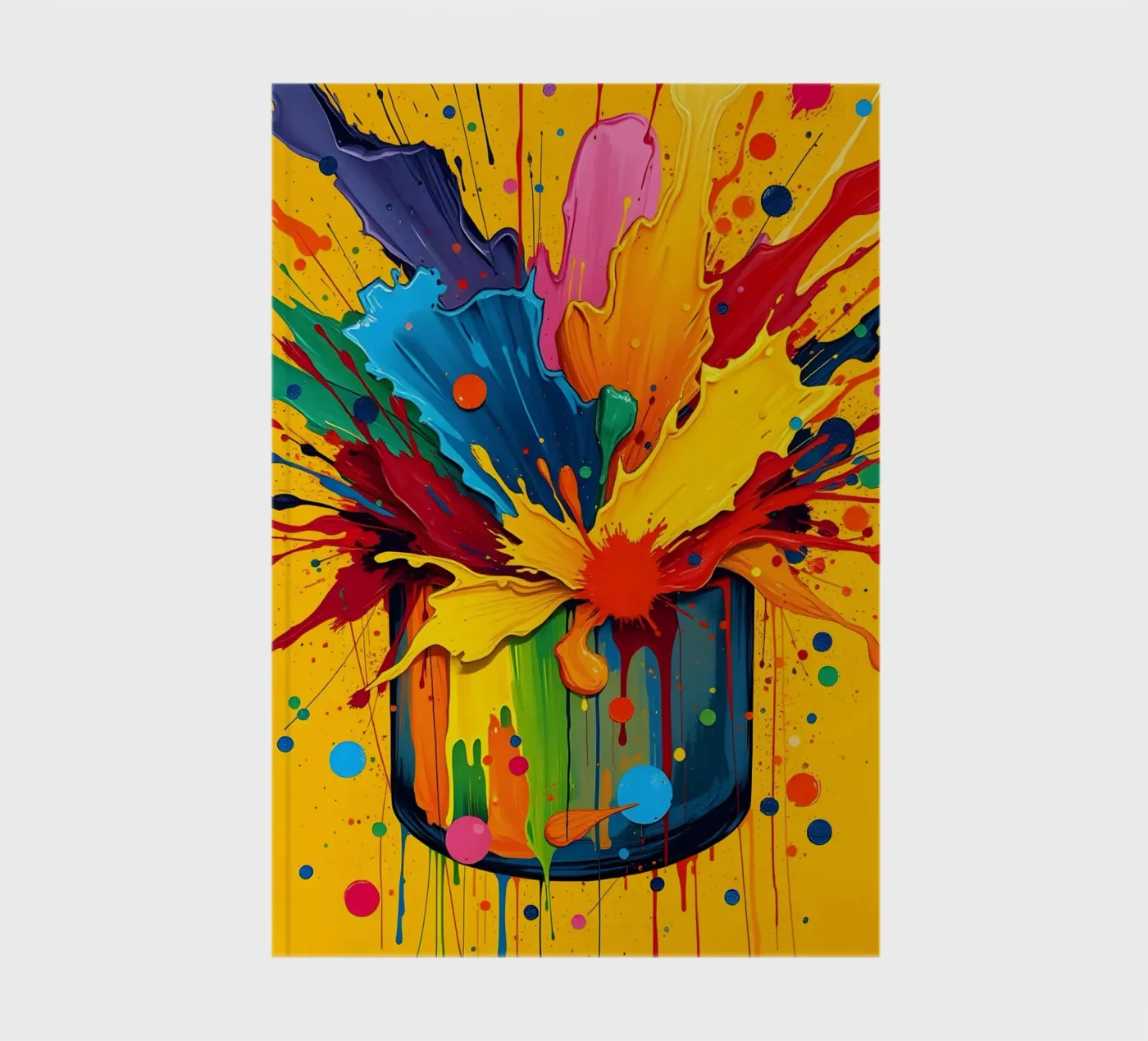 Paint Pot Explosion notebook by Anita's Dream