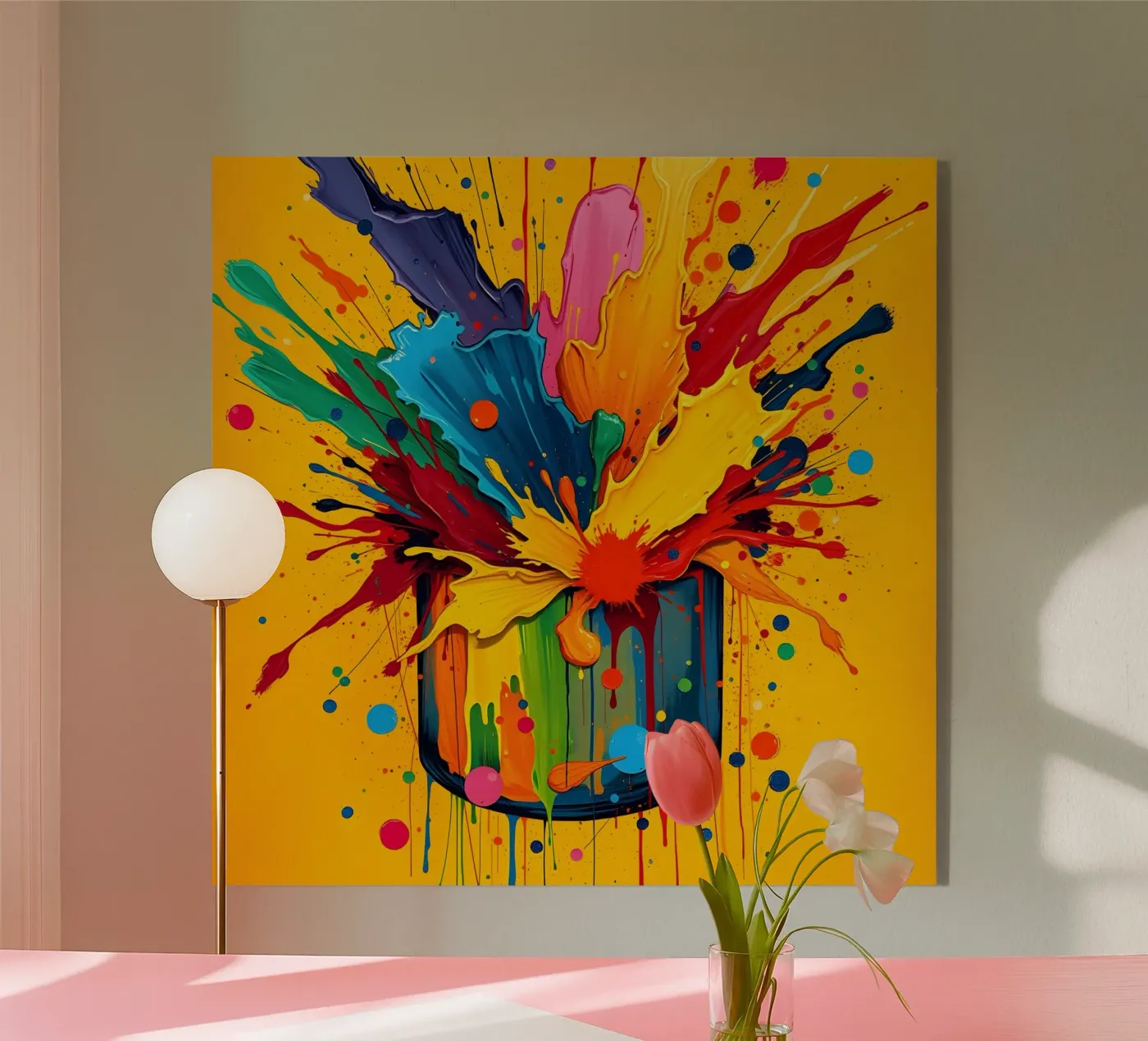 Paint Pot Explosion plexiglass da Anita's Dream