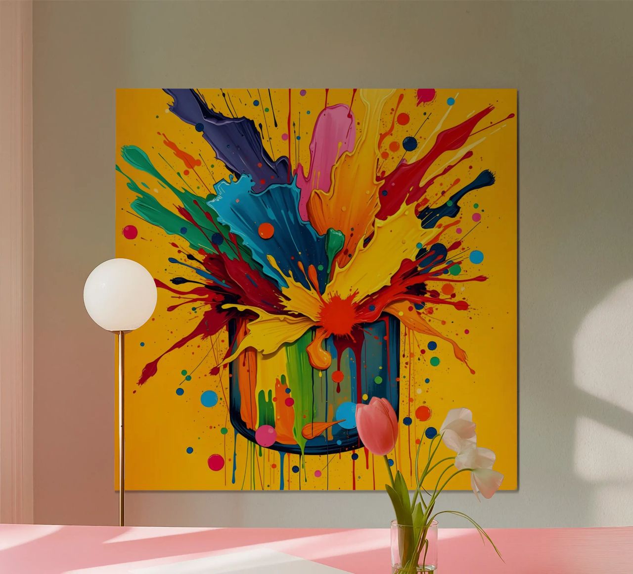 Farbtopf-Explosion Poster von Anita's Dream