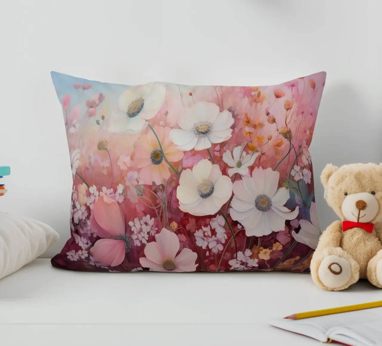 Fiori rosa cuscino da Imagine