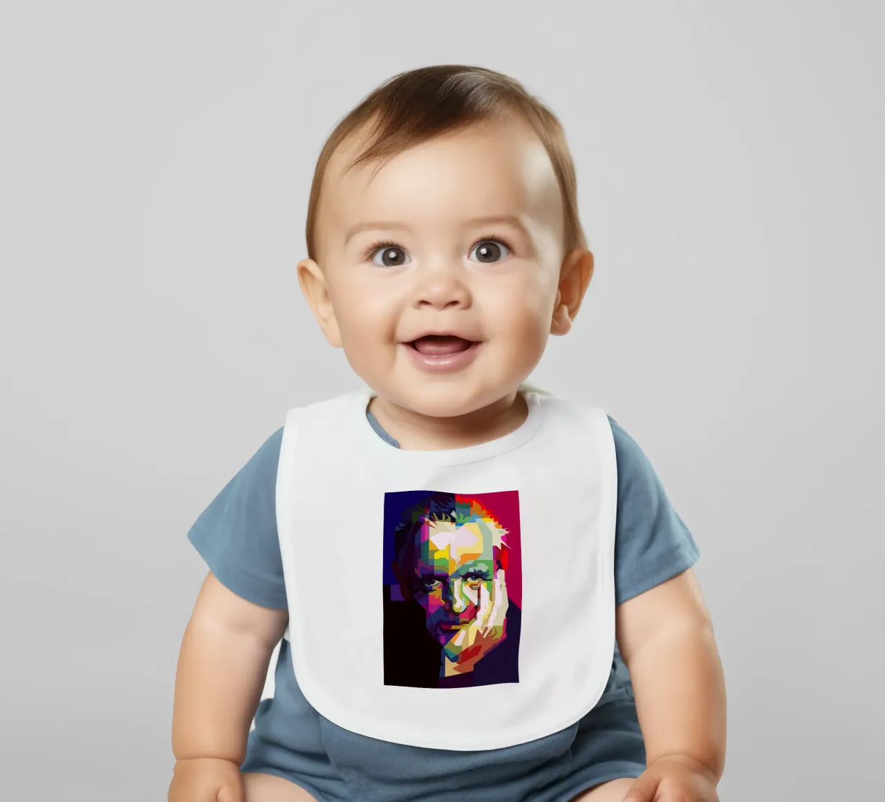 Anthony Hopkins Attore Leggenda WPAP Trending Now bavaglino da Artkreator