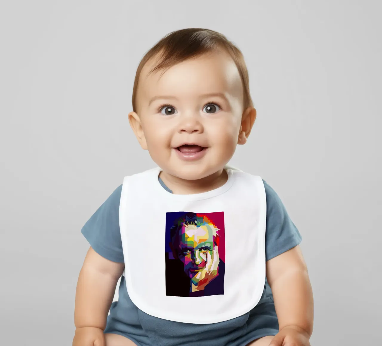 Anthony Hopkins Attore Leggenda WPAP Trending Now bavaglino da Artkreator