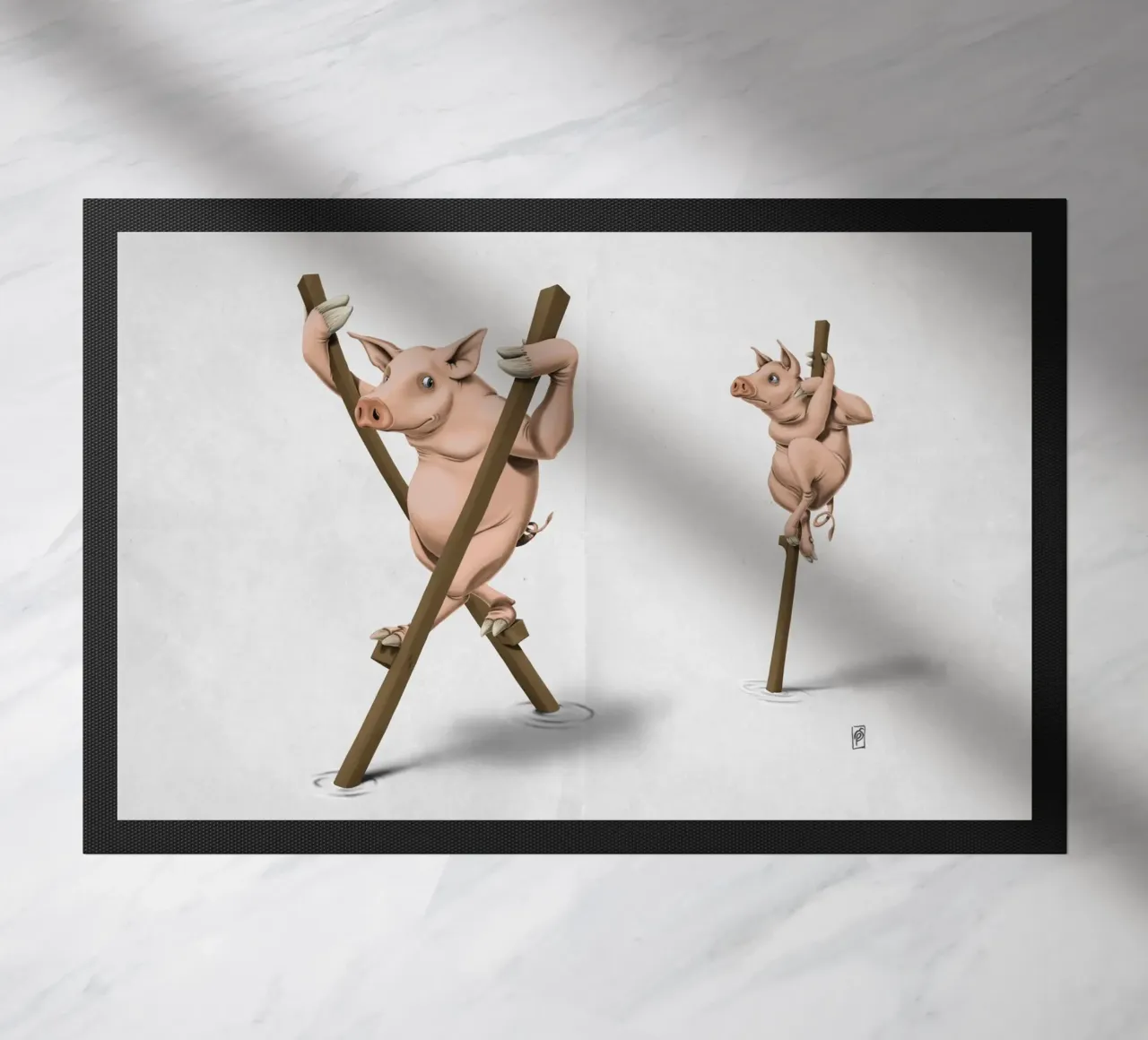 Stick in the mud (Wordless) zerbino da Rob Art | Illustration