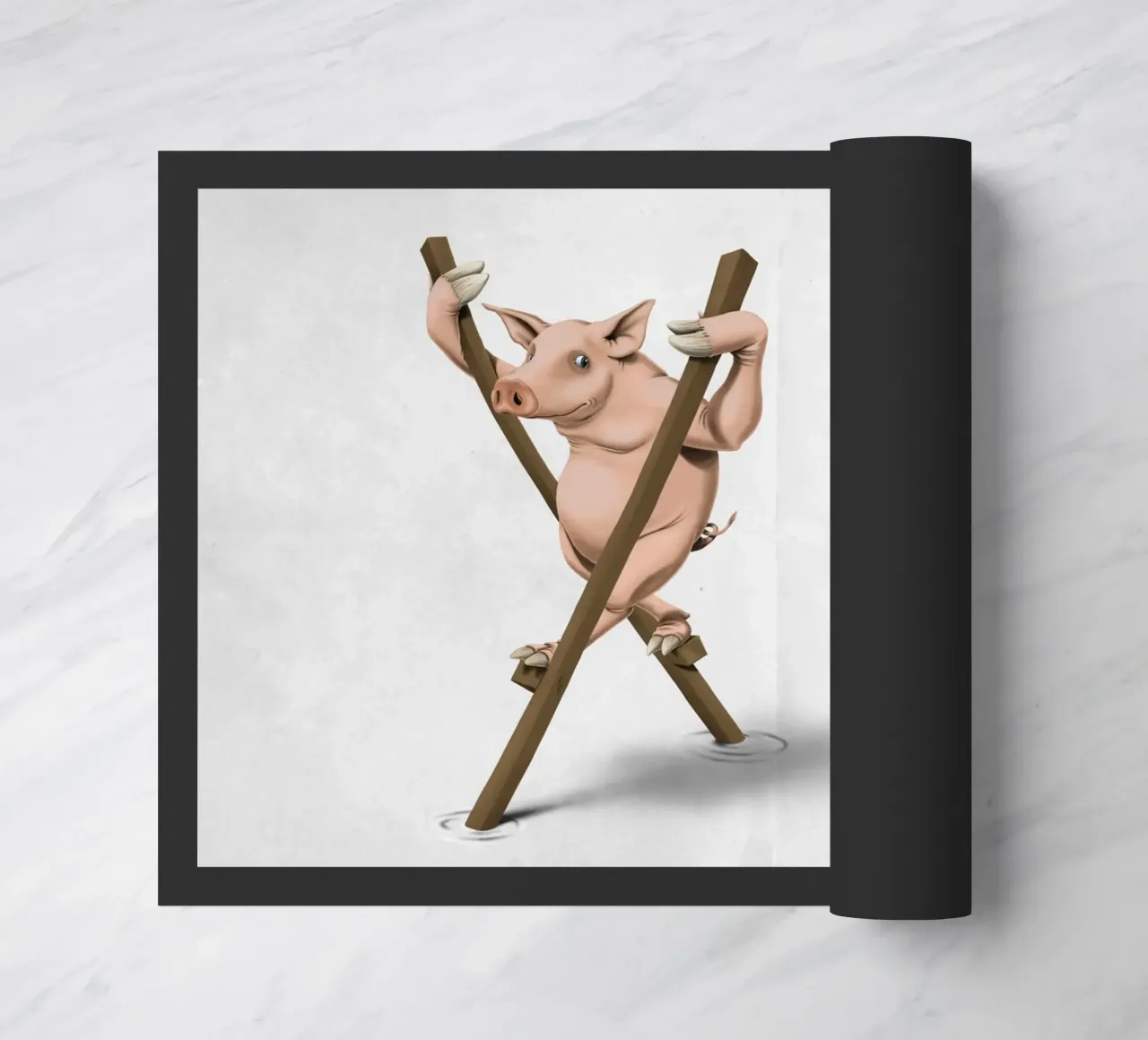 Stick in the mud (Wordless) zerbino da Rob Art | Illustration