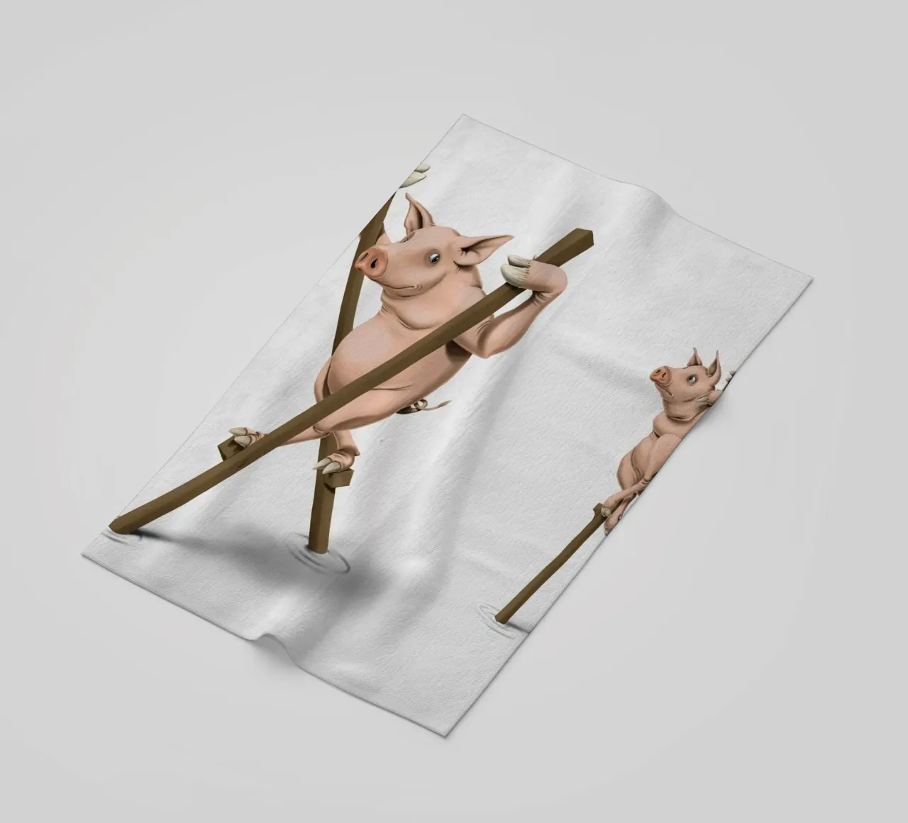 Stick in the mud (Wordless) telo mare da Rob Art | Illustration