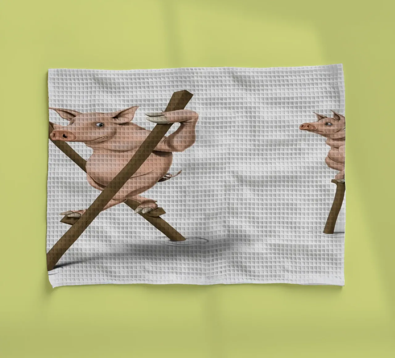Stick in the mud (Wordless) canovaccio da cucina da Rob Art | Illustration