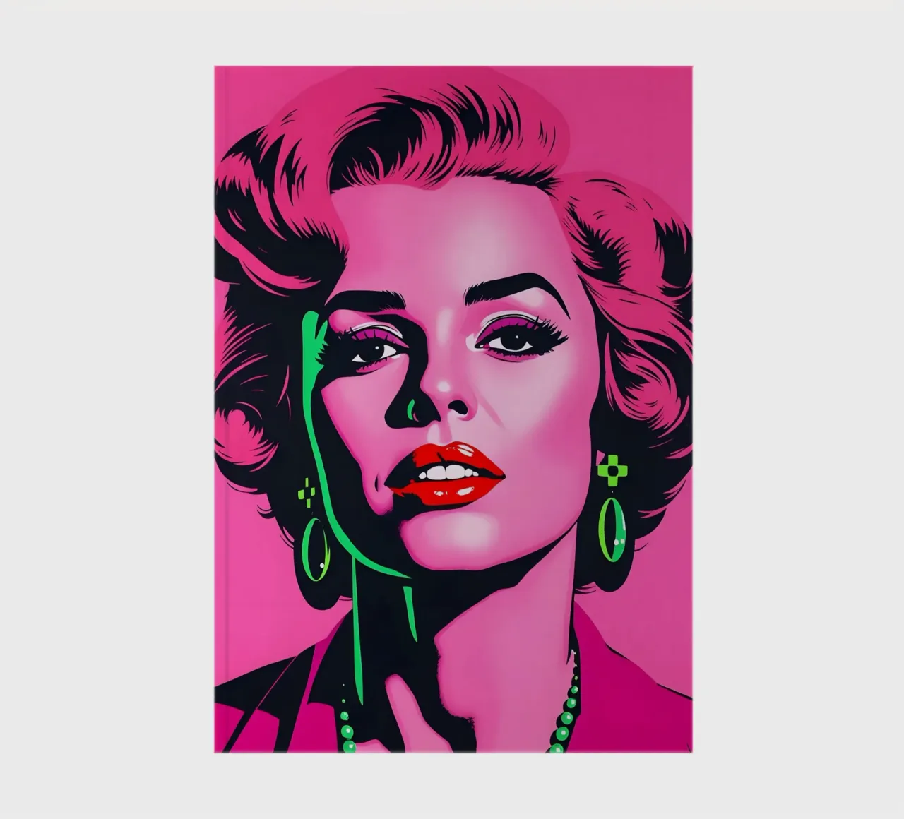 Marilyn Pretty in Pink notebook by Anita's Dream