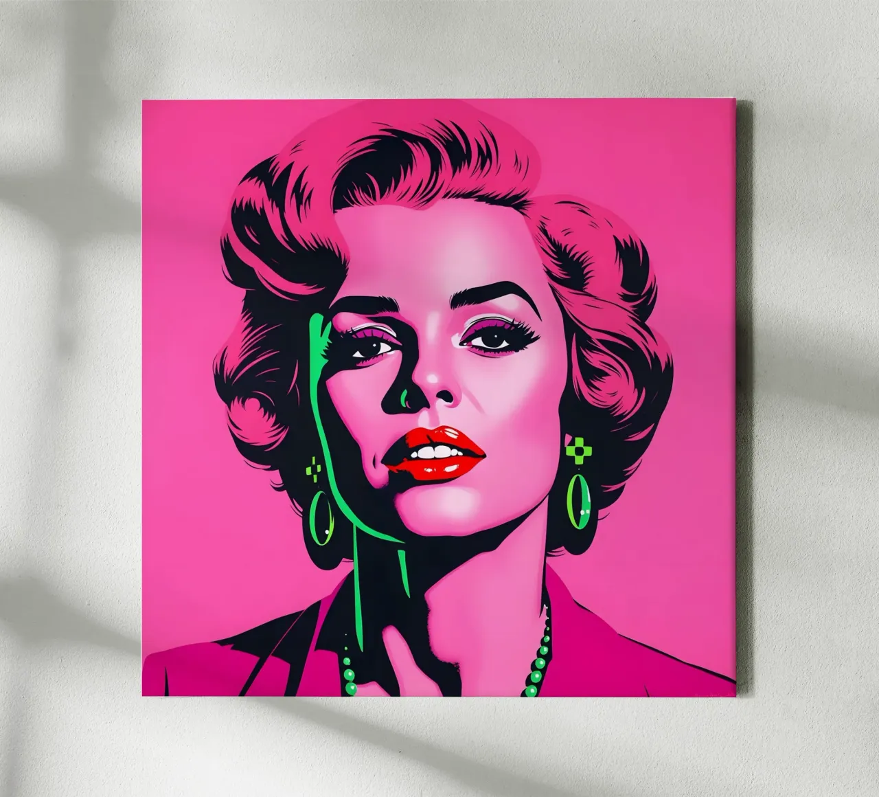 Marilyn Mooi in Roze canvas met Baklijst van Anita's Dream