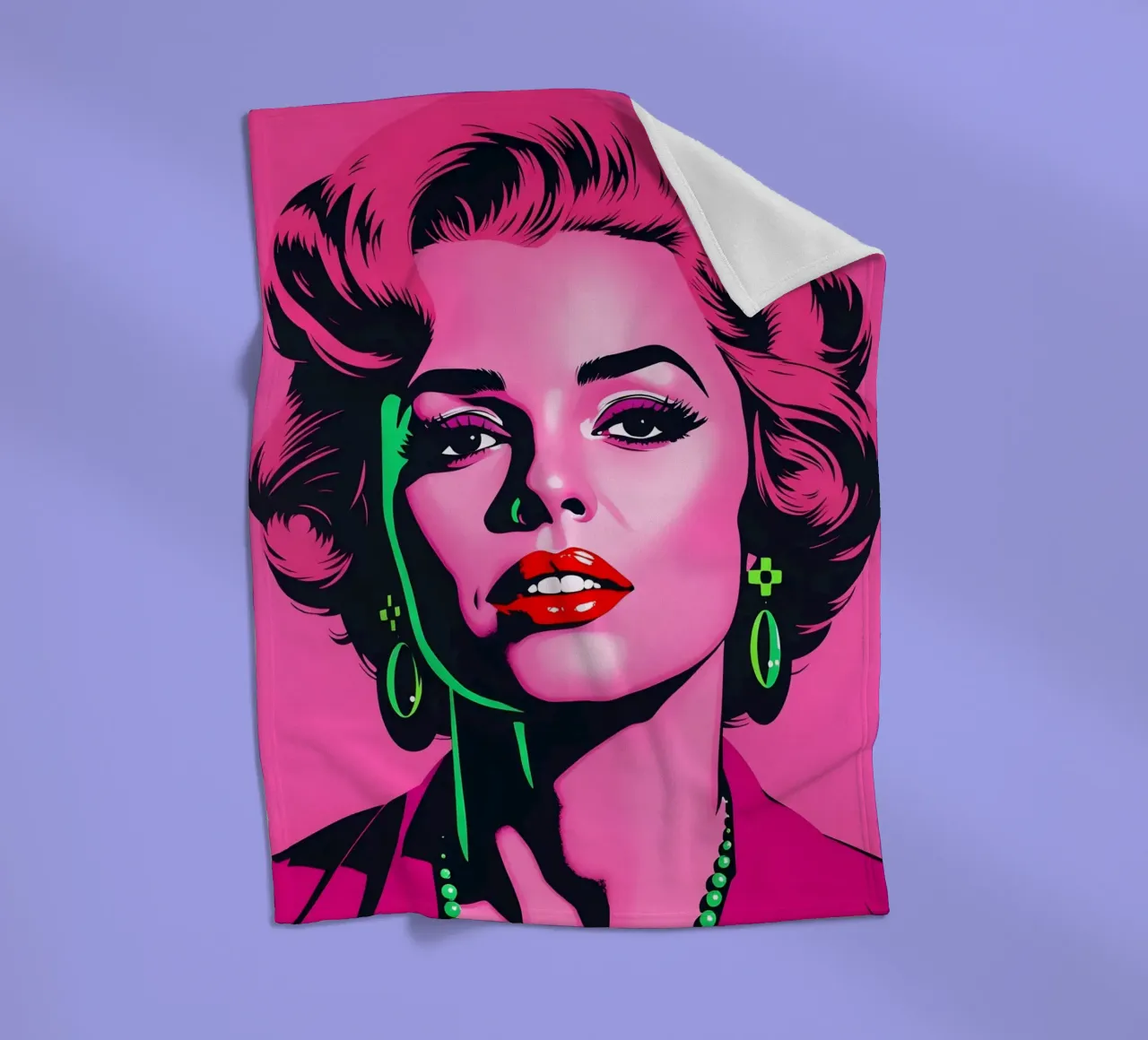 Marilyn Pretty in Pink coperta in pile da Anita's Dream