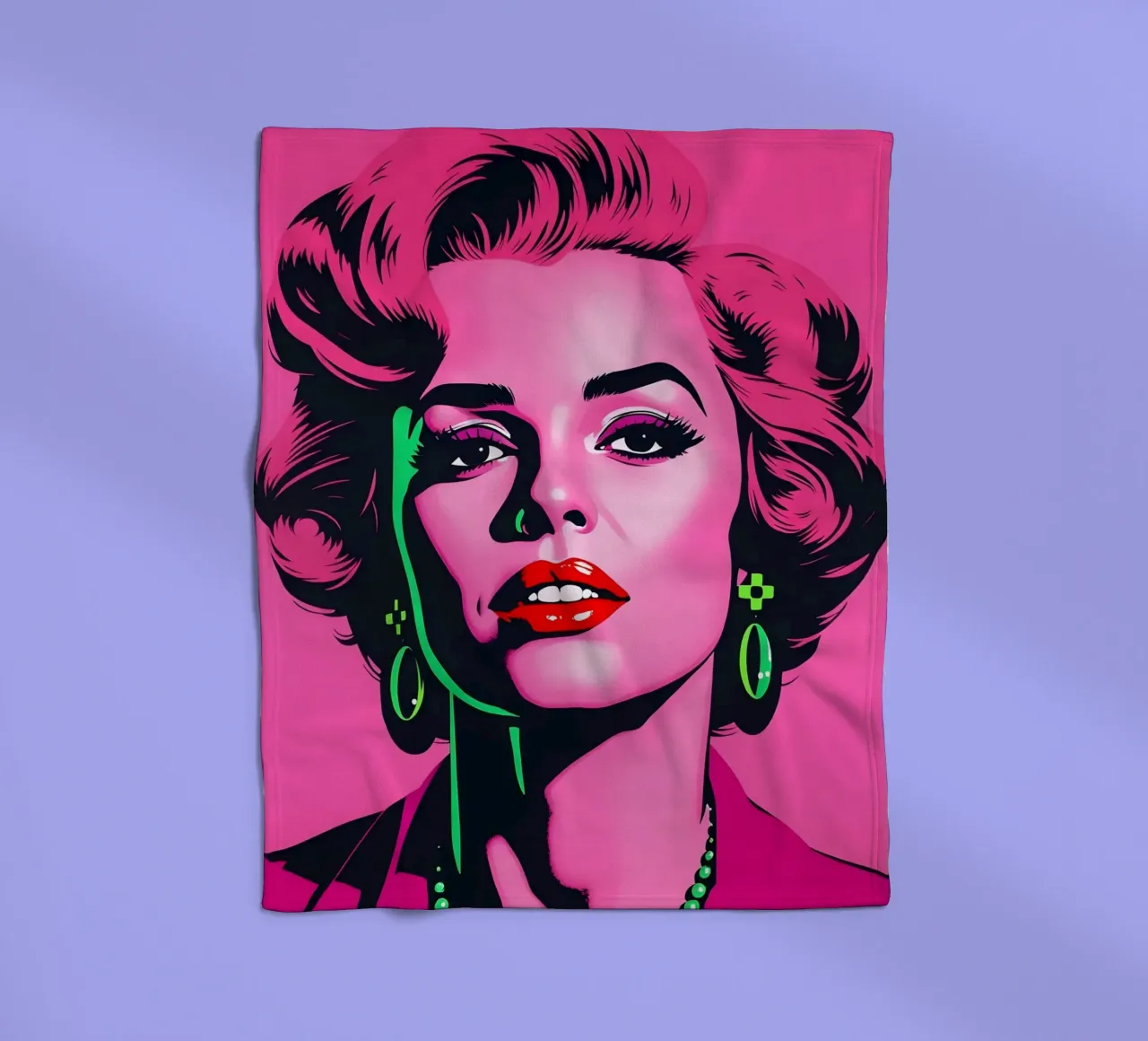 Marilyn Pretty in Pink coperta in pile da Anita's Dream