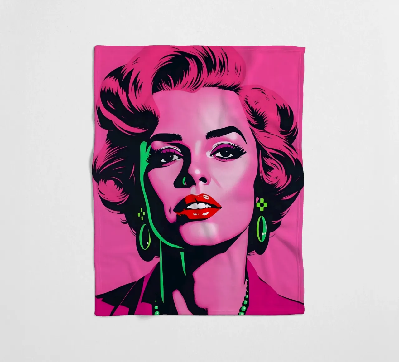 Marilyn Pretty in Pink coperta in pile da Anita's Dream