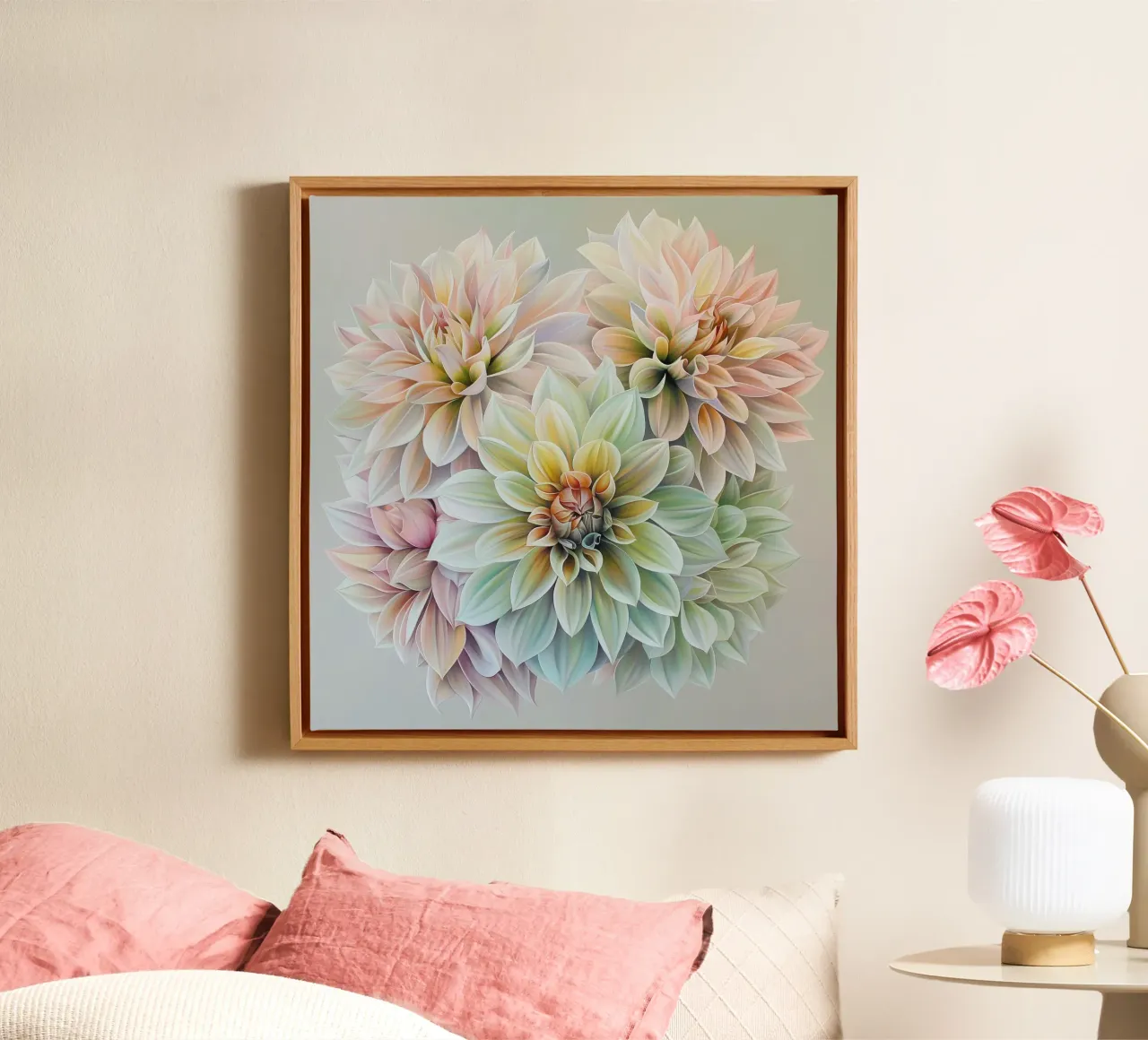 Wall-art by Imagine canvas with Floater frame by Imagine