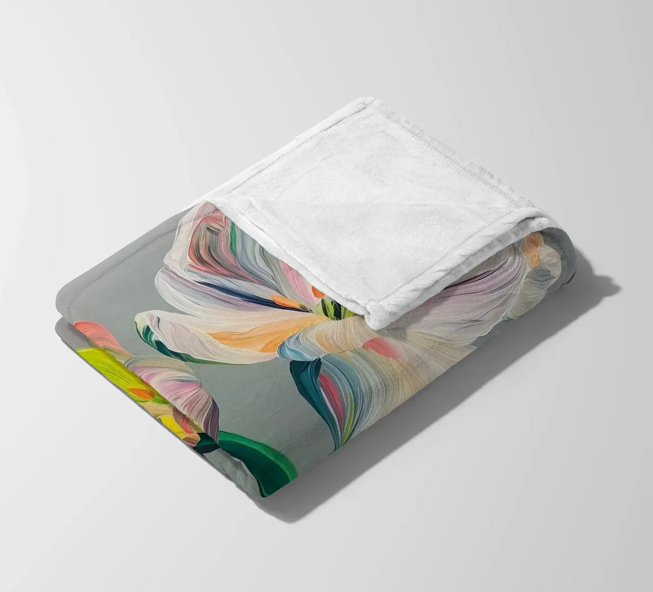 Fiori colorati coperta in pile da Imagine