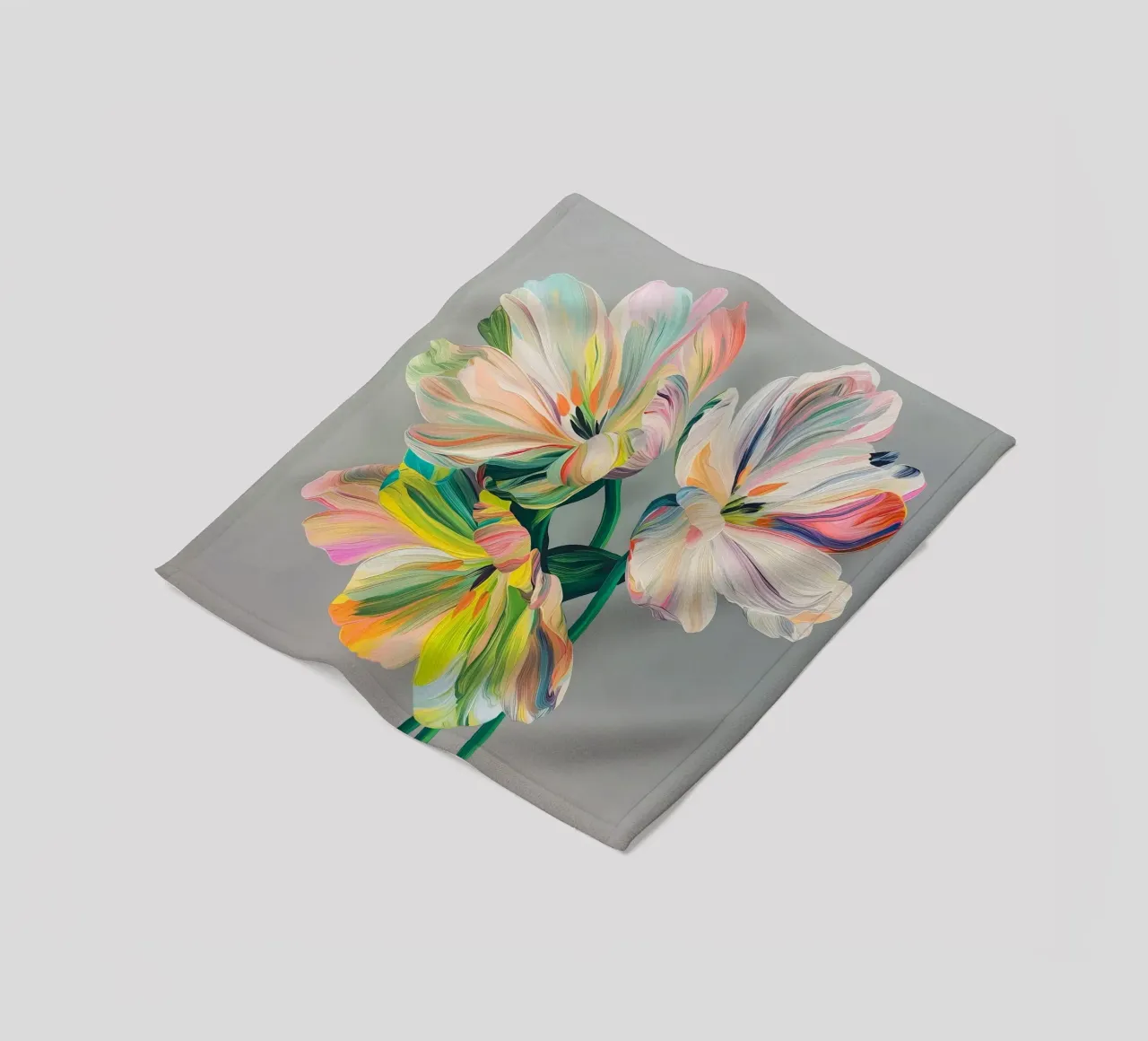 Fiori colorati coperta in pile da Imagine