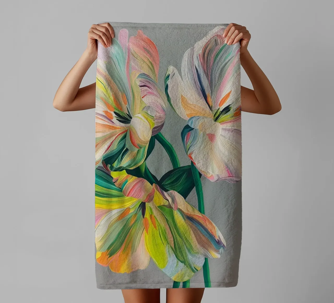 Fiori colorati asciugamano da bagno da Imagine