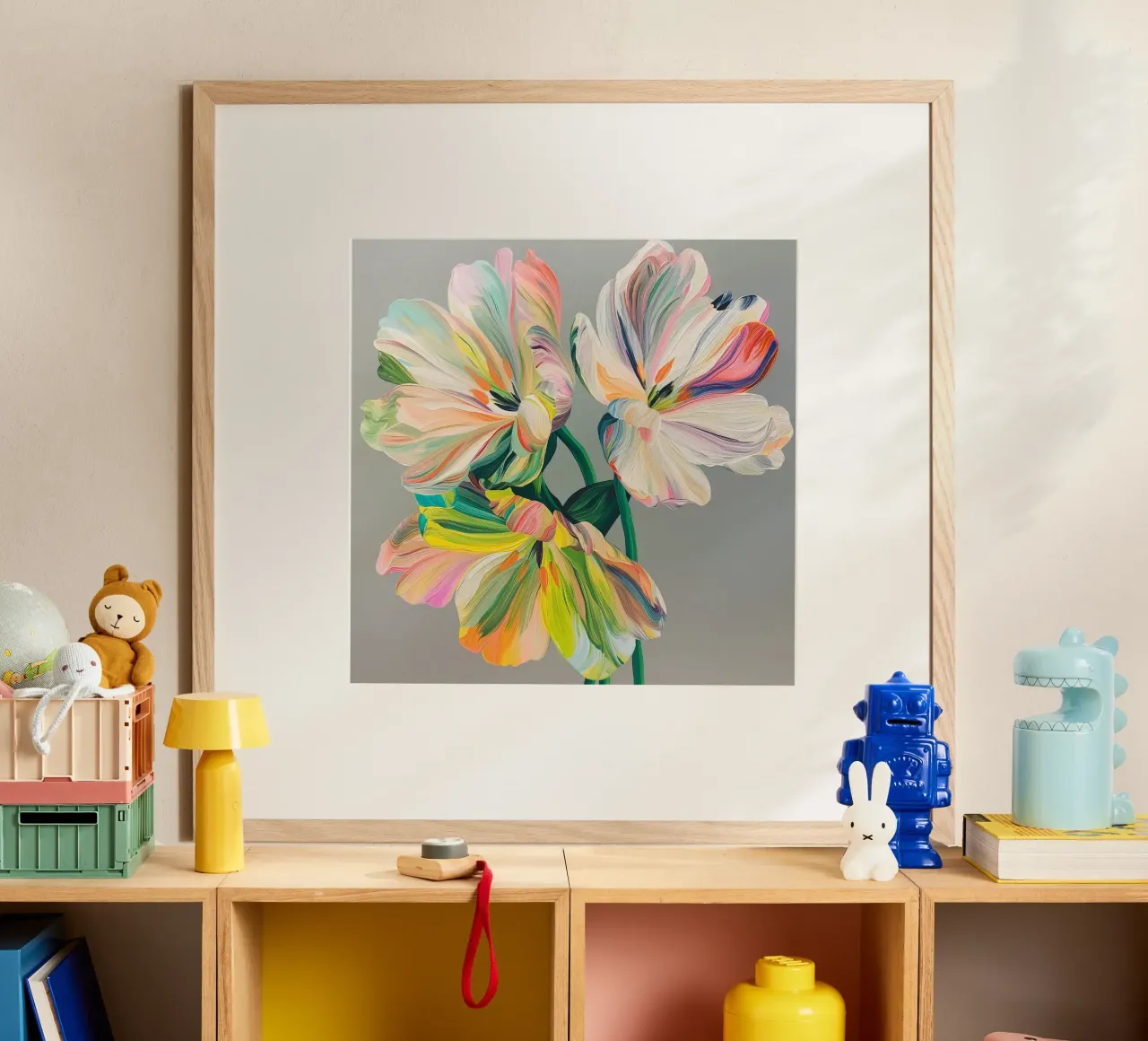 Fiori colorati carta hahnemühle da Imagine