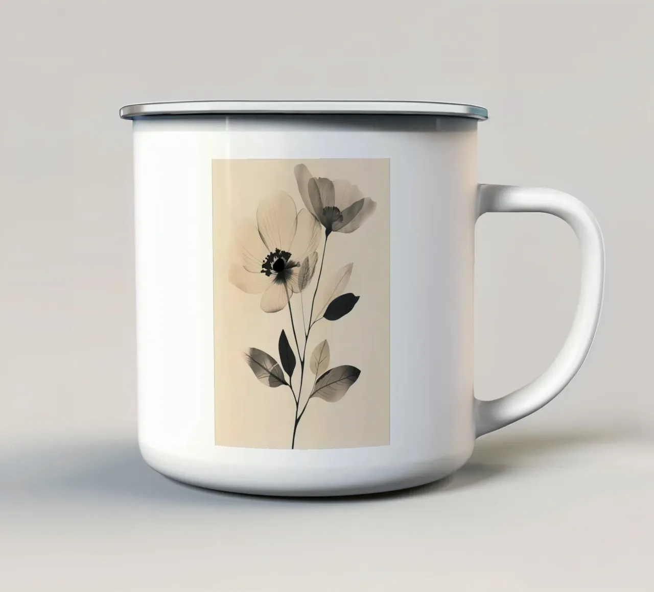 Arte da parete di Imagine tazza in smalto da Imagine