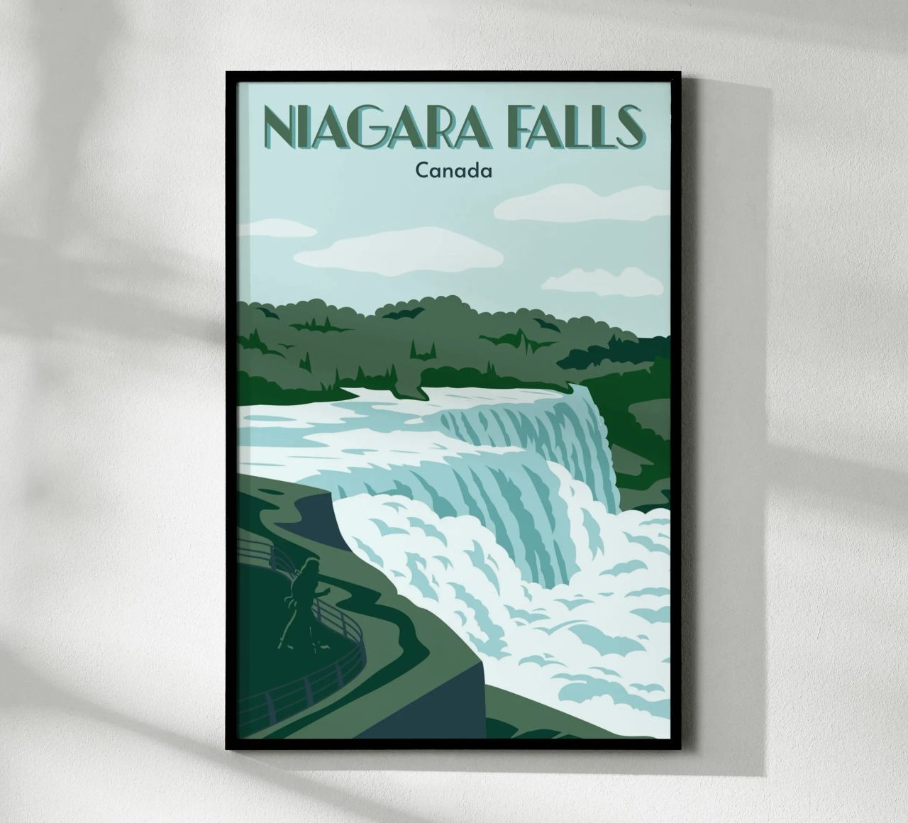 Niagara Falls Canada Poster | Vintage Travel Art poster de Une Affaire de Filles