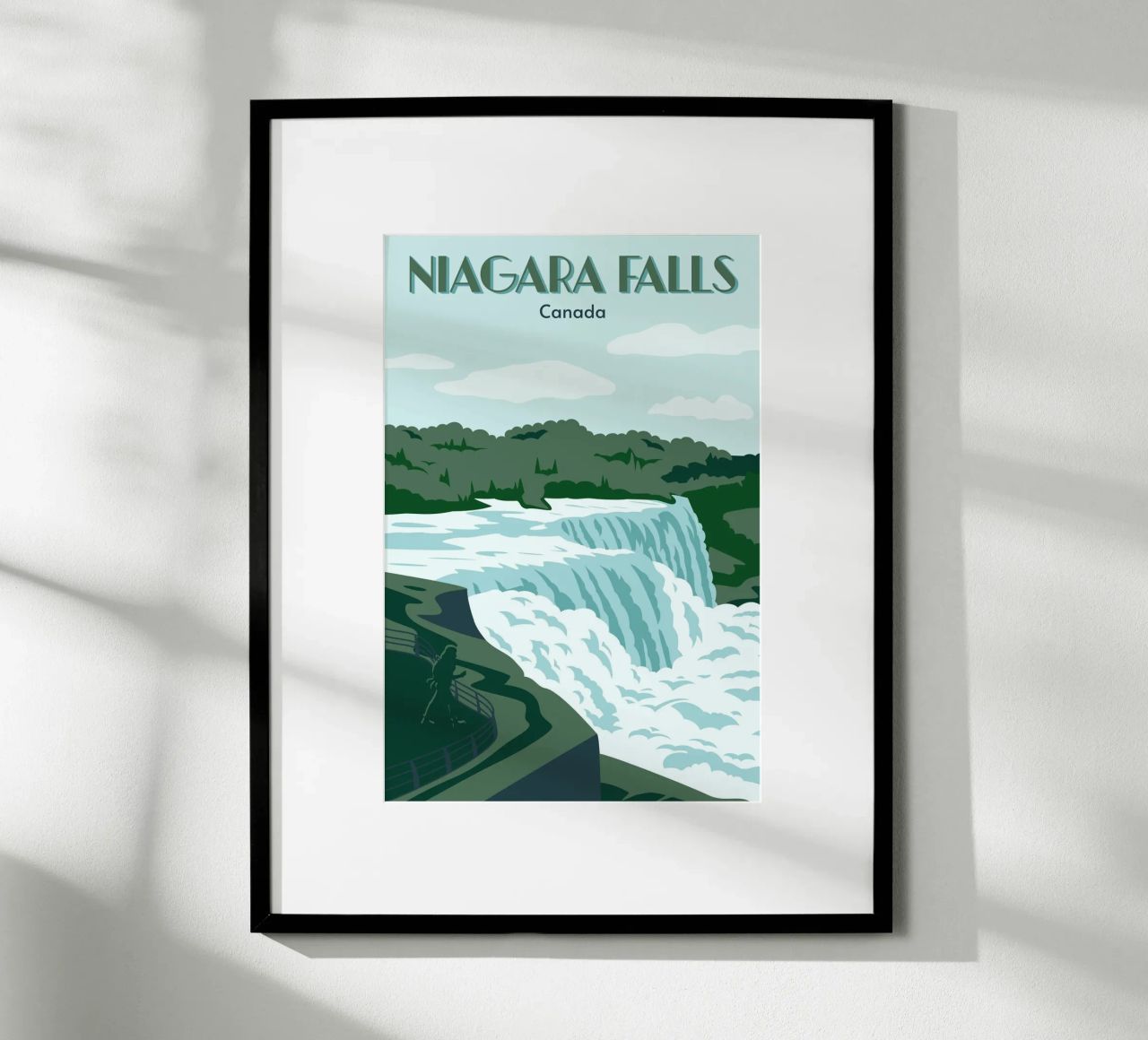 Niagara Falls Canada Poster | Vintage Travel Art poster de Une Affaire de Filles