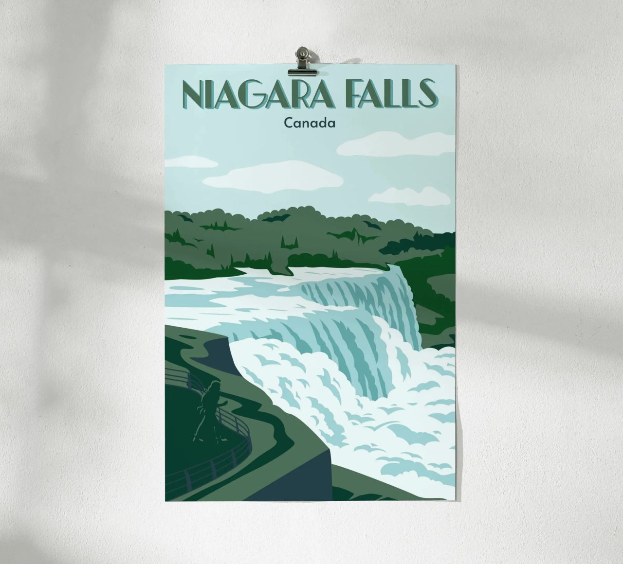 Niagara Falls Canada Poster | Vintage Travel Art poster de Une Affaire de Filles