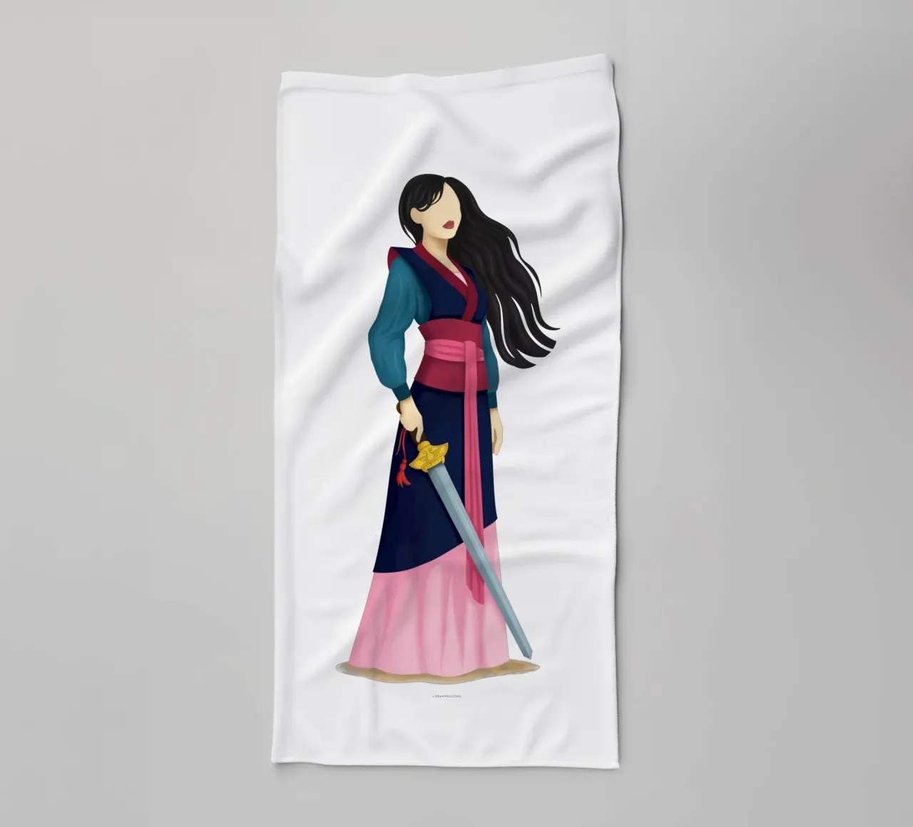Mulan asciugamano da bagno da Nour Tohme