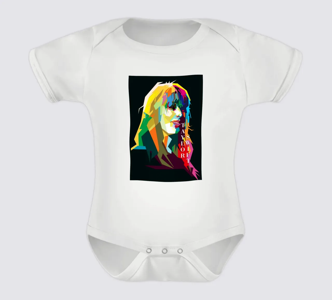 Taylor Swift Berühmte Berühmtheit WPAP Trending Now Kurzarm Babybody von Artkreator