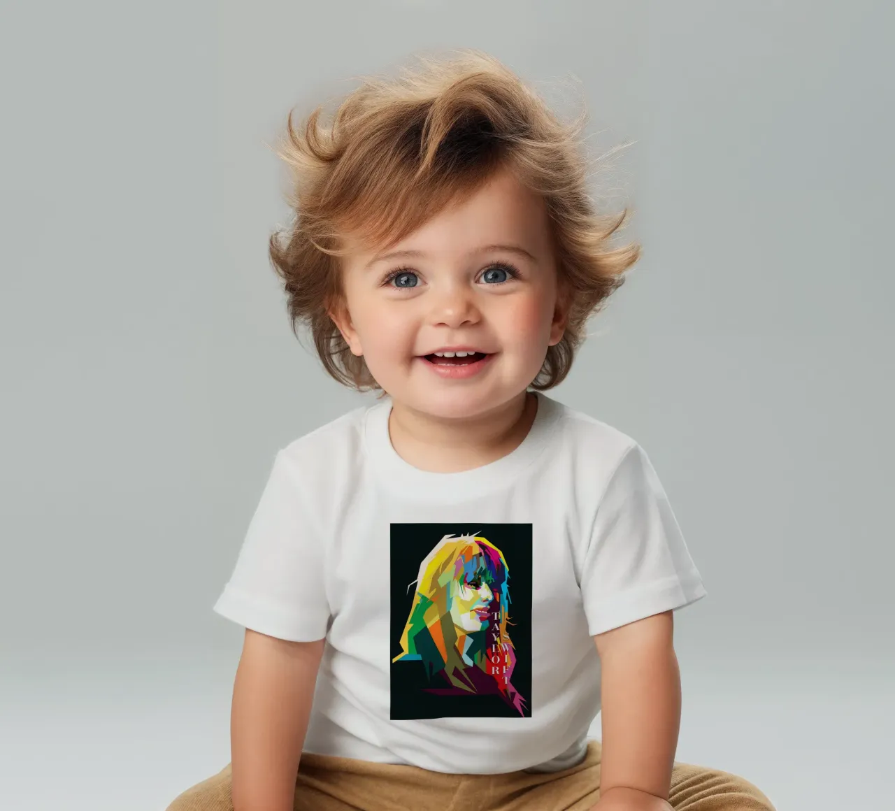 Taylor Swift Berühmte Berühmtheit WPAP Trending Now Baby T-Shirt von Artkreator