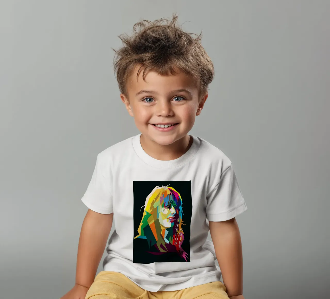 Taylor Swift Berühmte Berühmtheit WPAP Trending Now Kinder T-Shirt von Artkreator