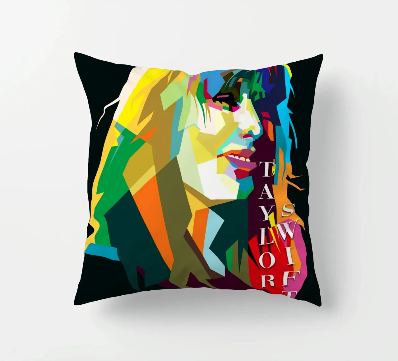 Taylor Swift Berühmte Berühmtheit WPAP Trending Now Kissen von Artkreator