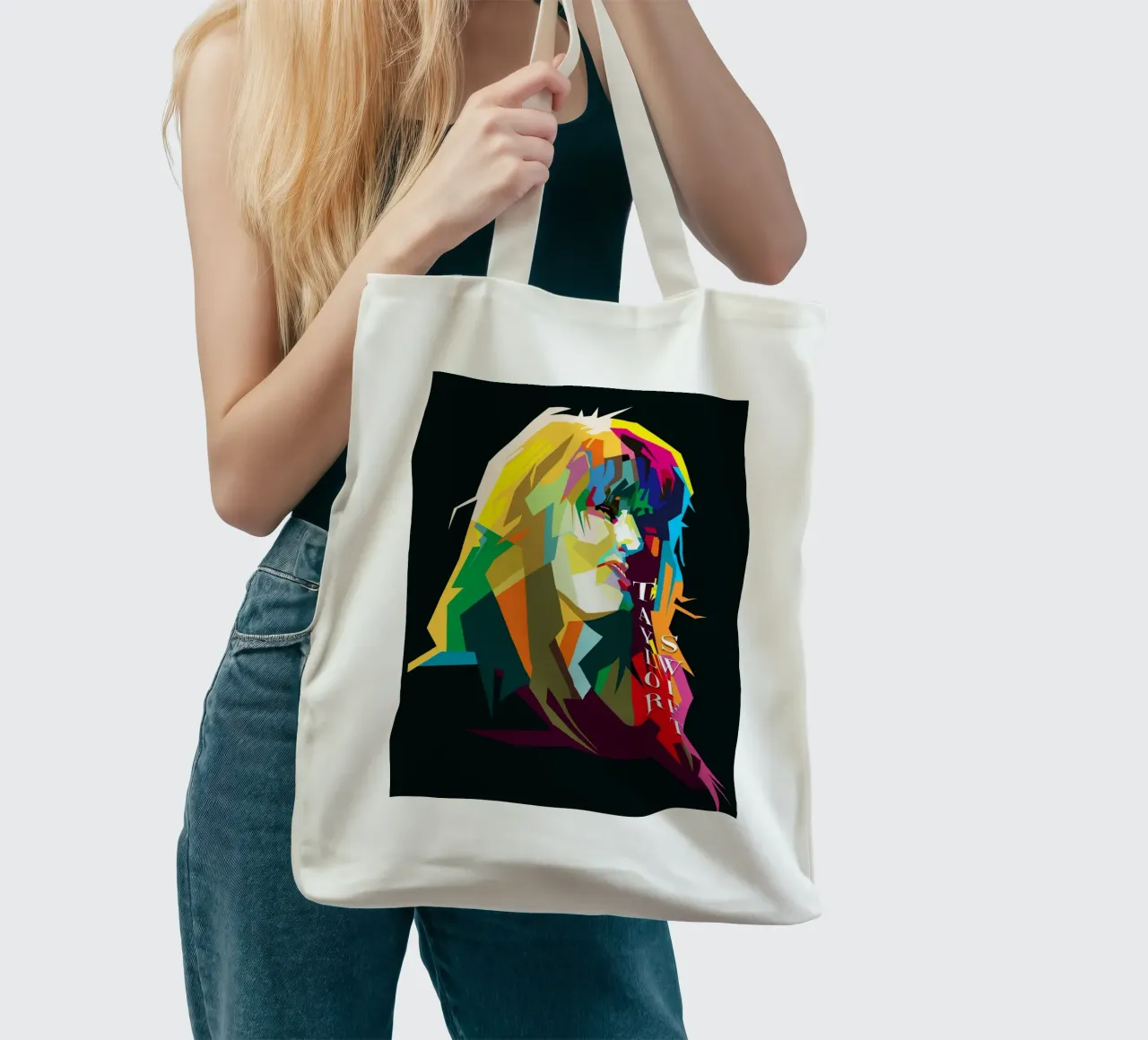 Taylor Swift Berühmte Berühmtheit WPAP Trending Now Jutebeutel von Artkreator
