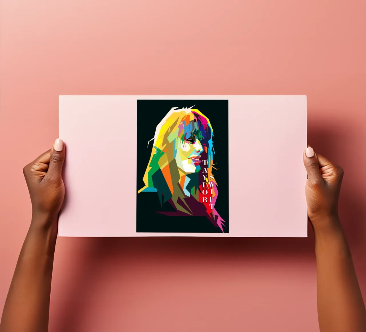 Taylor Swift Berühmte Berühmtheit WPAP Trending Now Stickerbogen von Artkreator