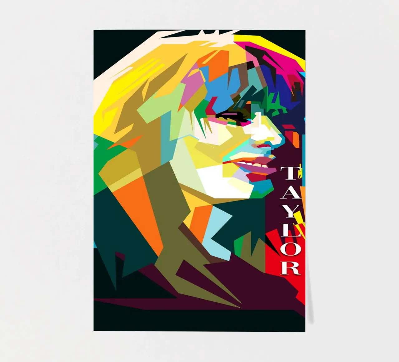 Taylor Swift Berühmte Berühmtheit WPAP Trending Now Stickerbogen von Artkreator