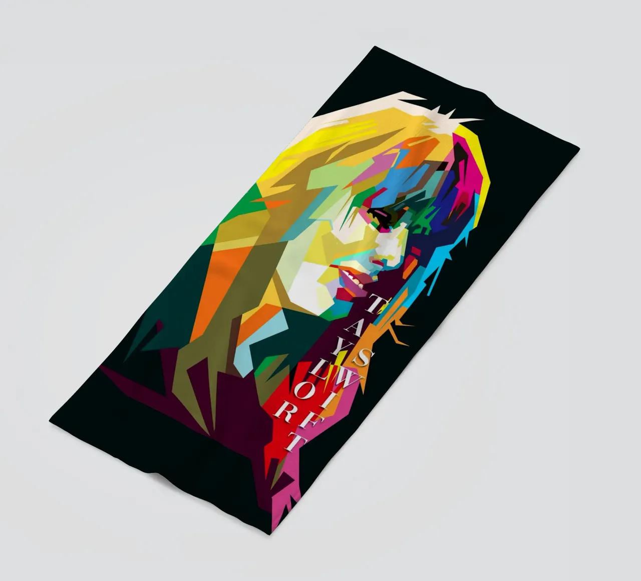 Taylor Swift Berühmte Berühmtheit WPAP Trending Now Strandtuch von Artkreator
