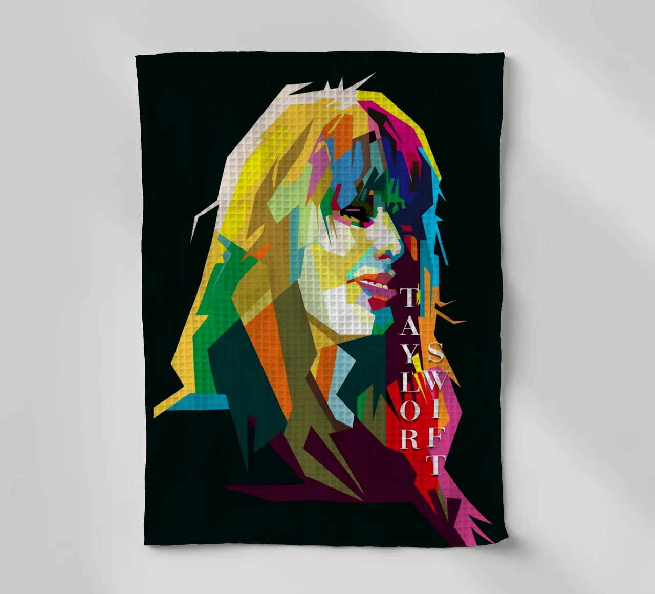 Taylor Swift Berühmte Berühmtheit WPAP Trending Now Geschirrtuch von Artkreator