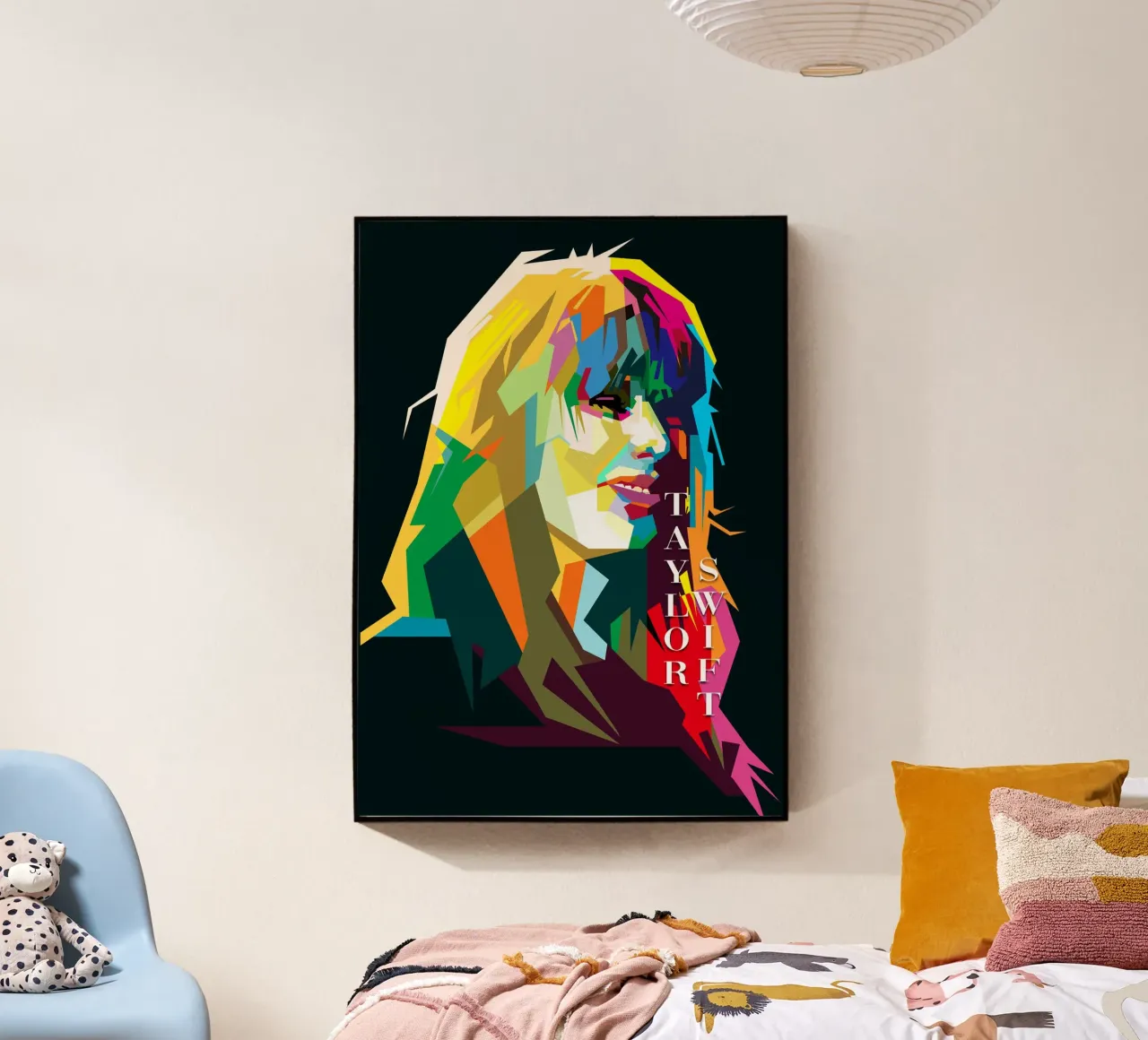 Taylor Swift Berühmte Berühmtheit WPAP Trending Now Acryl-Glas von Artkreator